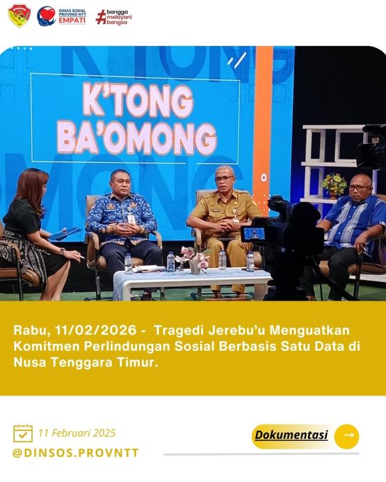 Tragedi Jerebu’u Menguatkan Komitmen Perlindungan Sosial Berbasis Satu Data di NTT