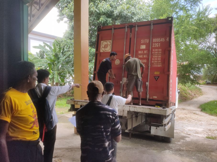 Dinas Sosial NTT Terima Penguatan Logistik Bencana dari Kemensos RI 