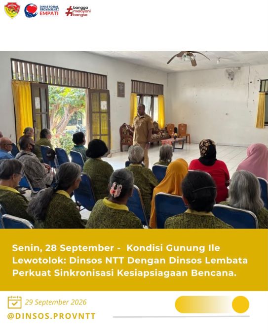 Penyuluhan Kesehatan bagi Penerima Manfaat di UPTD Kesejahteraan Sosial Lanjut Usia, Seksi Kesejahteraan Sosial Lanjut Usia Budi Agung Kupang